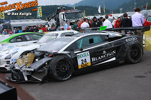 Schade Lamborghini Peter Kox